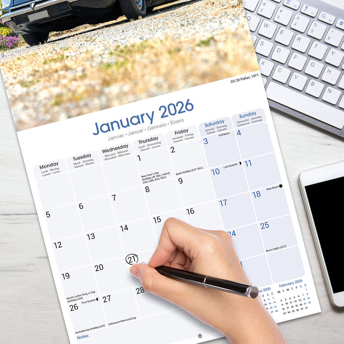 Citroen Classic Cars 2026 Square Wall Calendar (Online Exclusive)