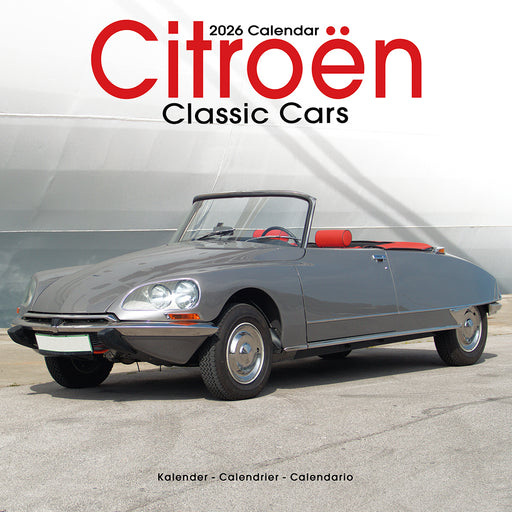 Citroen Classic Cars 2026 Square Wall Calendar (Online Exclusive)