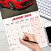 Ferrari 2026 Square Wall Calendar