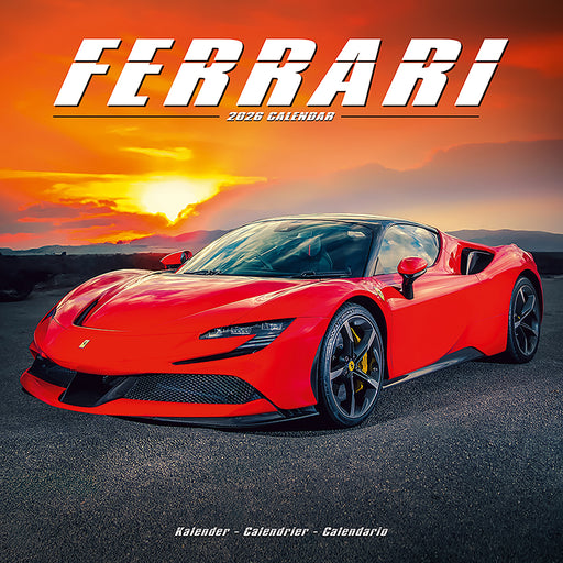 Ferrari 2026 Square Wall Calendar