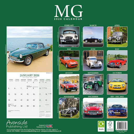 MG 2026 Square Wall Calendar (Online Exclusive)