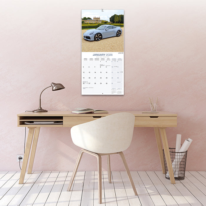 Porsche 2026 Square Wall Calendar