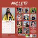 Mullets with Mulletfest 2026 Square Wall Calendar