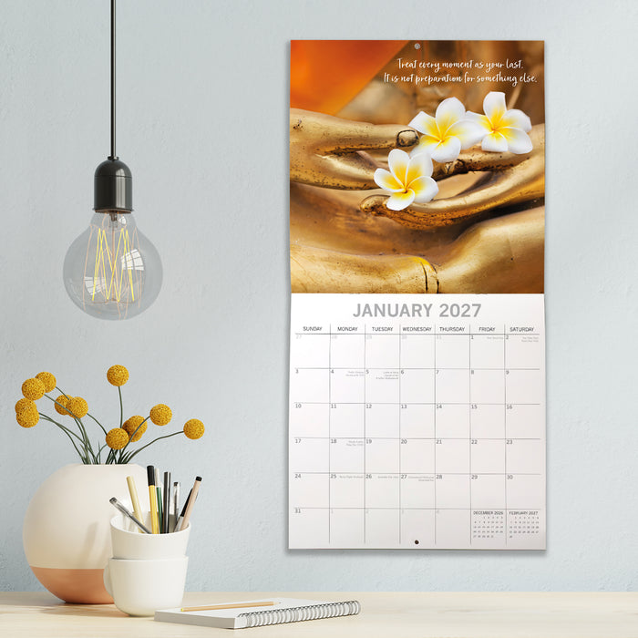 Zen 2027 Square Wall Calendar