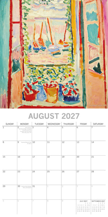 Matisse 2027 Square Wall Calendar (Online Exclusive)
