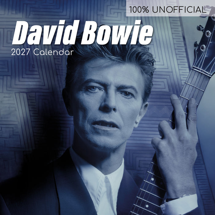 David Bowie 2027 Square Wall Calendar