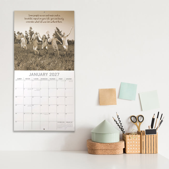 Friendship 2027 Square Wall Calendar (Online Exclusive)