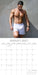 Hot Shirtless Men 2027 Square Wall Calendar