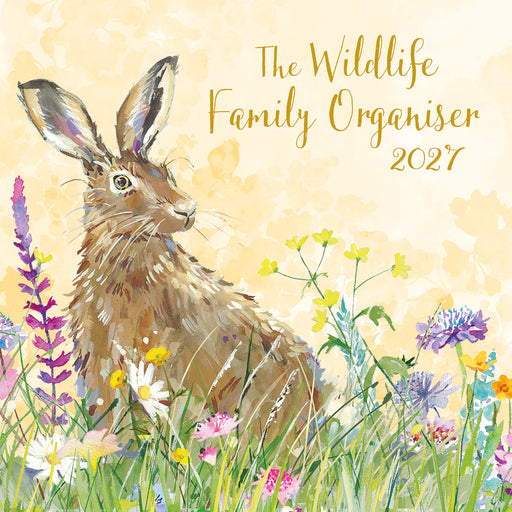 Family Organiser The Wildlife  2027 Square Wall Calendar