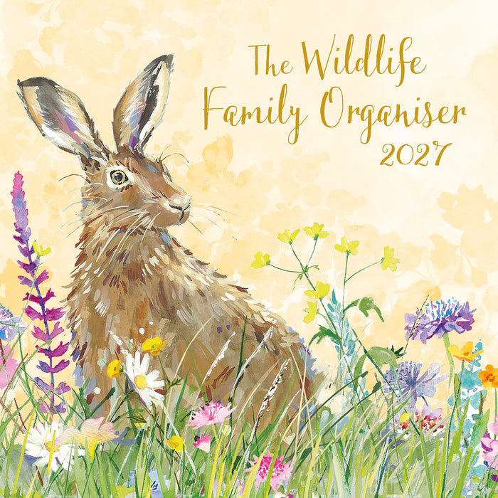 Family Organiser The Wildlife  2027 Square Wall Calendar