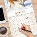 Basset Hound 2027 Square Wall Calendar