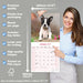 Boston Terrier 2027 Square Wall Calendar