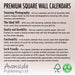 Collie 2027 Square Wall Calendar