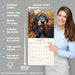 Dobermann Euro 2027 Square Wall Calendar