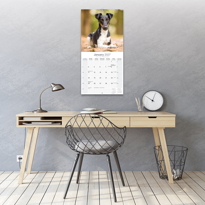 Fox Terrier 2027 Square Wall Calendar