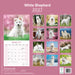 White Shepherd 2027 Square Wall Calendar