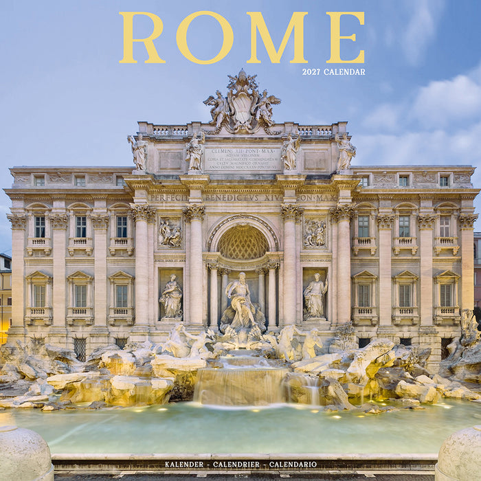 Rome 2027 Square Wall Calendar
