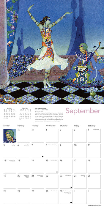 Art Deco Fairytales 2027 Square Wall Calendar