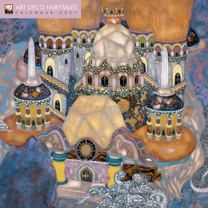 Art Deco Fairytales 2027 Square Wall Calendar