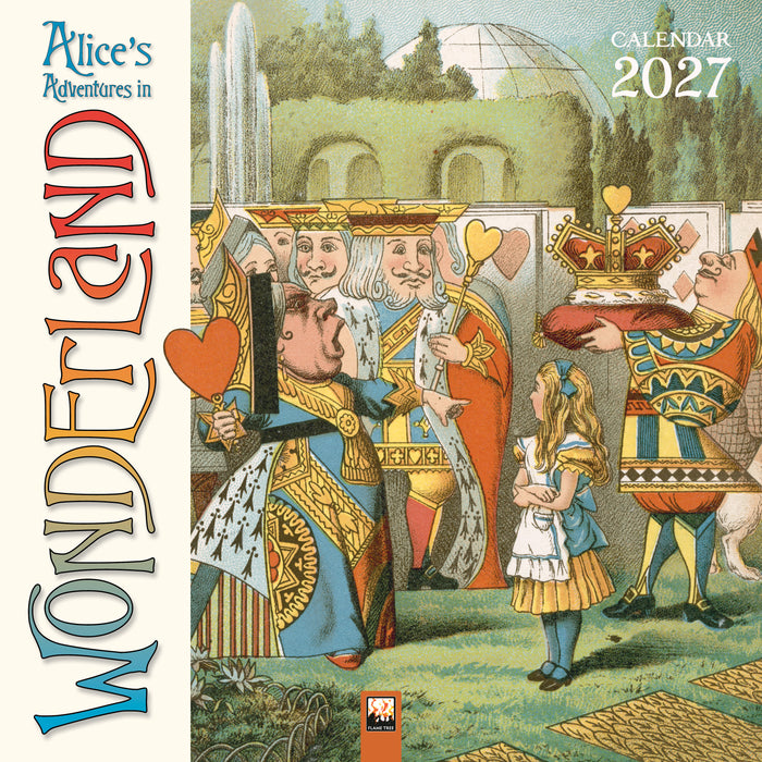 Alice's Adventures in Wonderland 2027 Square Wall Calendar