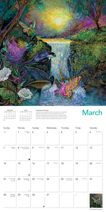 Celestial Journeys by J Wall 2027 Square Wall Calendar