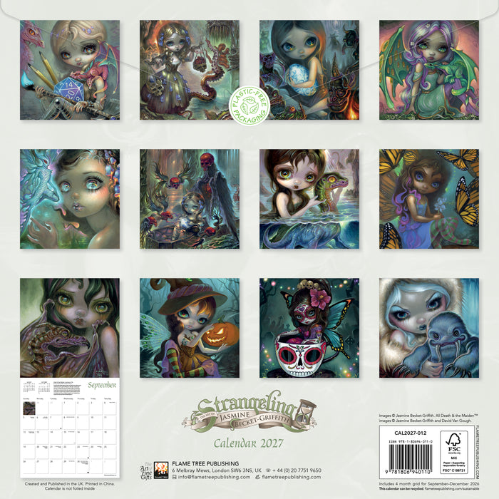 Strangeling by Jasmine B Griff 2027 Square Wall Calendar