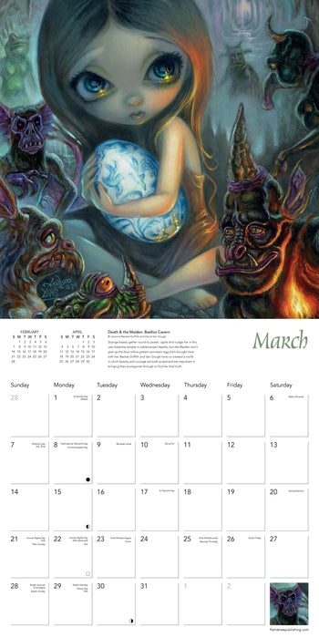 Strangeling by Jasmine B Griff 2027 Square Wall Calendar