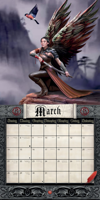 Anne Stokes 2027 Square Wall Calendar