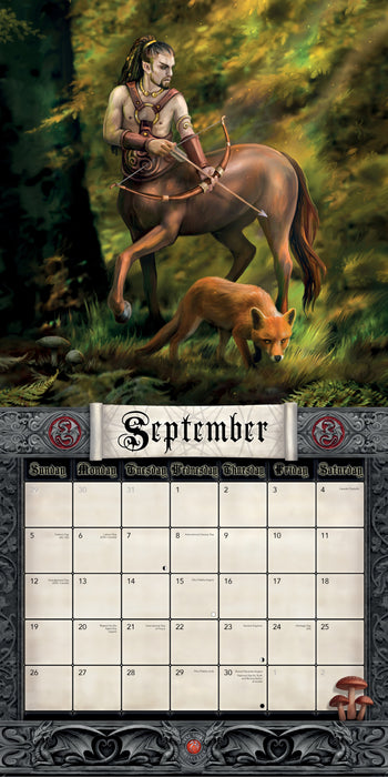 Anne Stokes 2027 Square Wall Calendar
