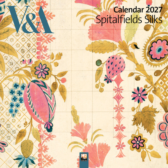 Spitalfields Silks 2027 Square Wall Calendar