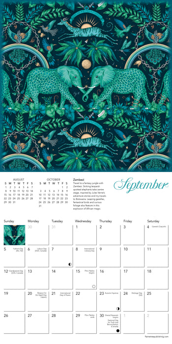 Emma J Shipley 2027 Mini Wall Calendar