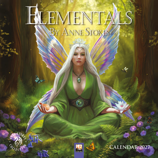 Anne Stokes Elemental 2027 Mini Wall Calendar