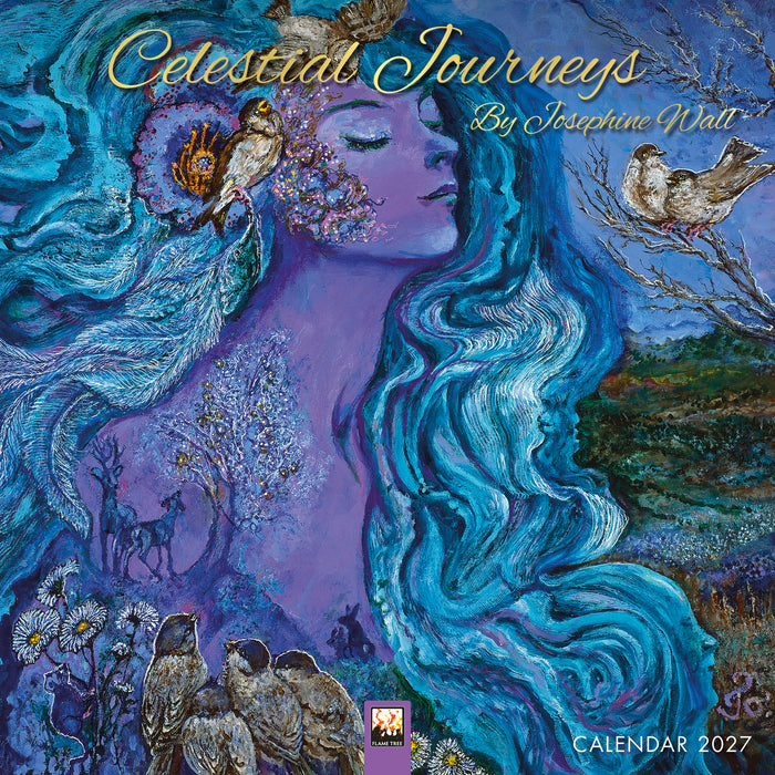 Celestial Journeys by Josephine Wall 2027 Mini Wall Calendar