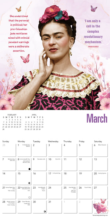 Frida Kahlo Life of an Icon 2027 Mini Wall Calendar