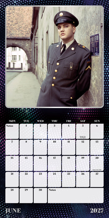 Elvis 2027 Square Wall Calendar