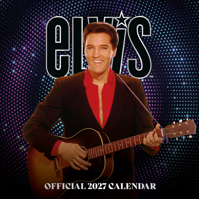 Elvis 2027 Square Wall Calendar