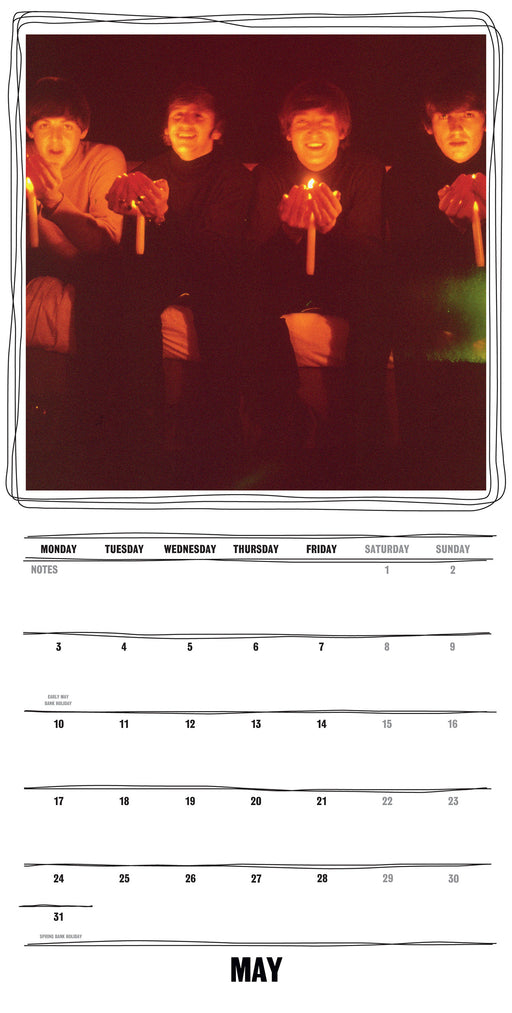 The Beatles Collectors Edition 2027 Square Wall Calendar