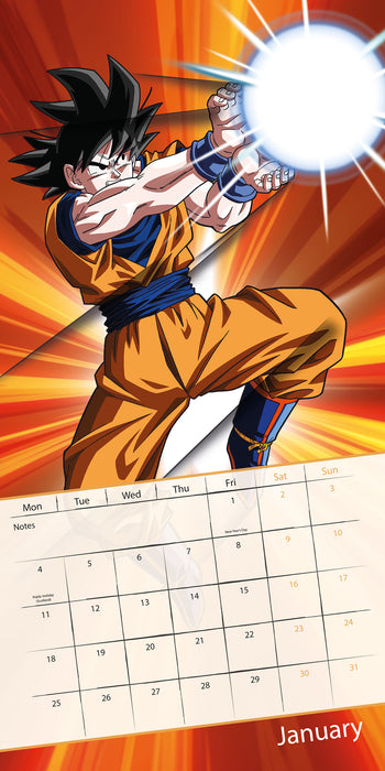 Dragonball Z 2027 Square Wall Calendar