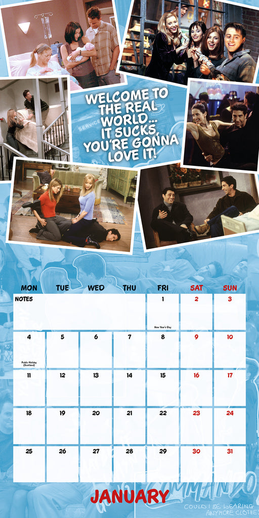 Friends 2027 Square Wall Calendar