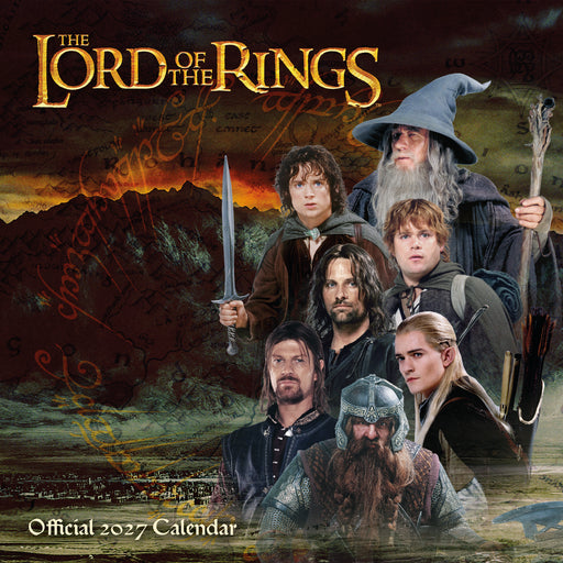 Lord Of The Rings 2027 Square Wall Calendar