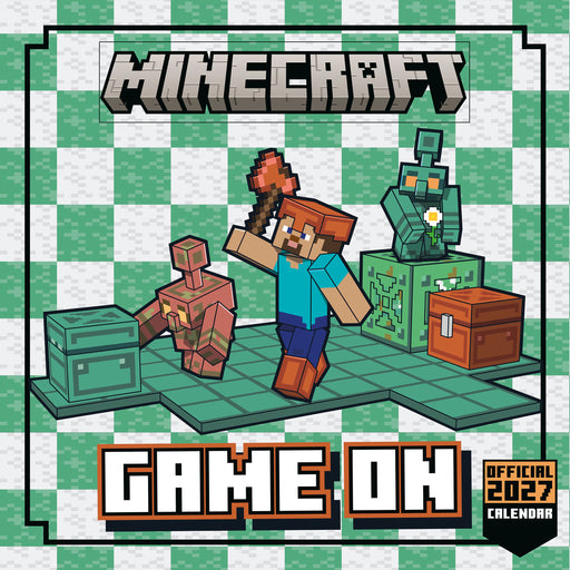 Minecraft 2027 Square Wall Calendar