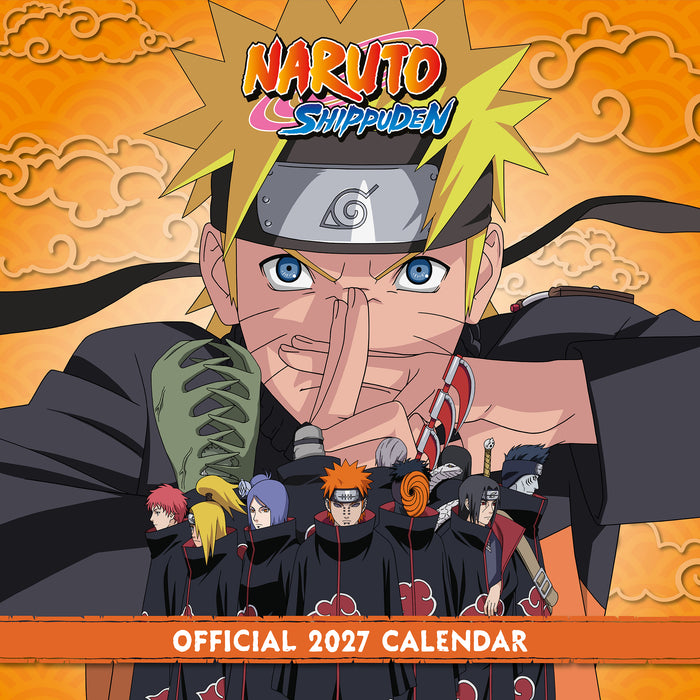 Naruto Shippuden 2027 Square Wall Calendar