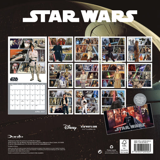 Star Wars 2027 Square Wall Calendar