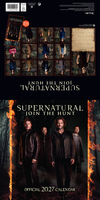 Supernatural 2027 Square Wall Calendar