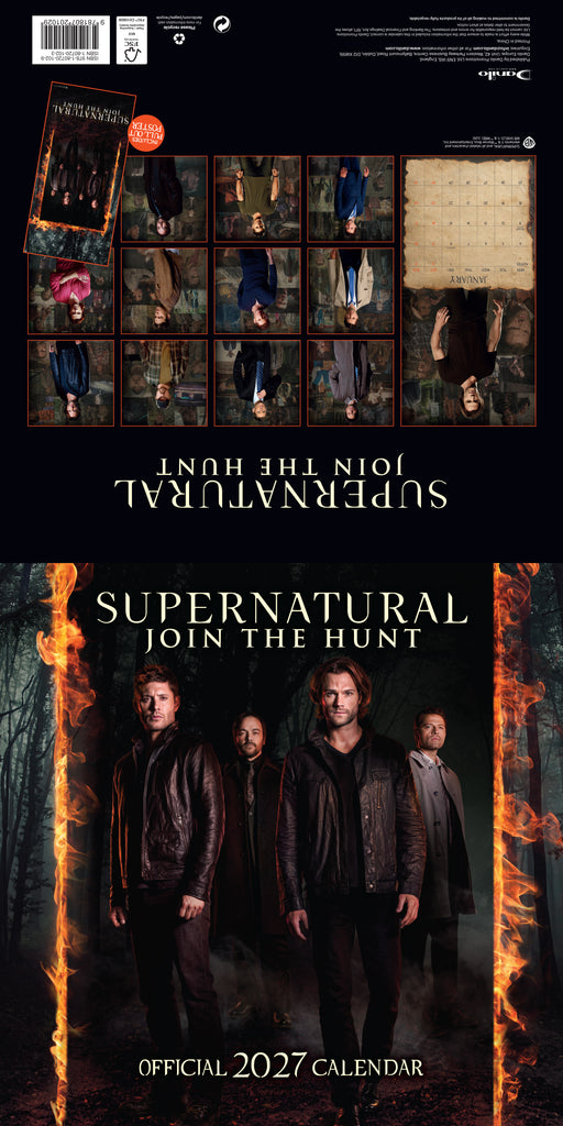Supernatural 2027 Square Wall Calendar