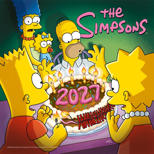 The Simpsons 2027 Square Wall Calendar