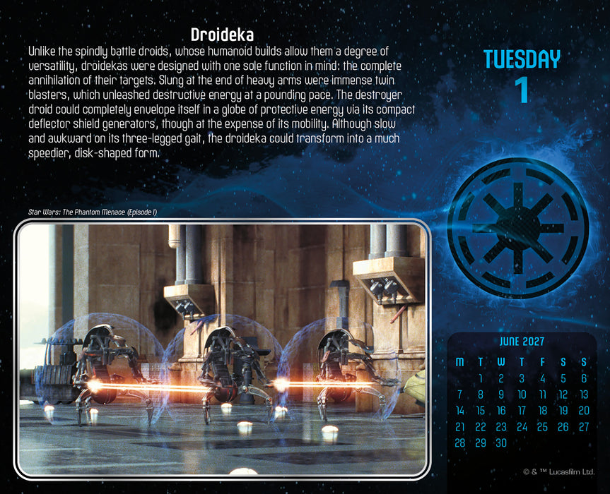 Star Wars 2027 Page-A-Day Calendar