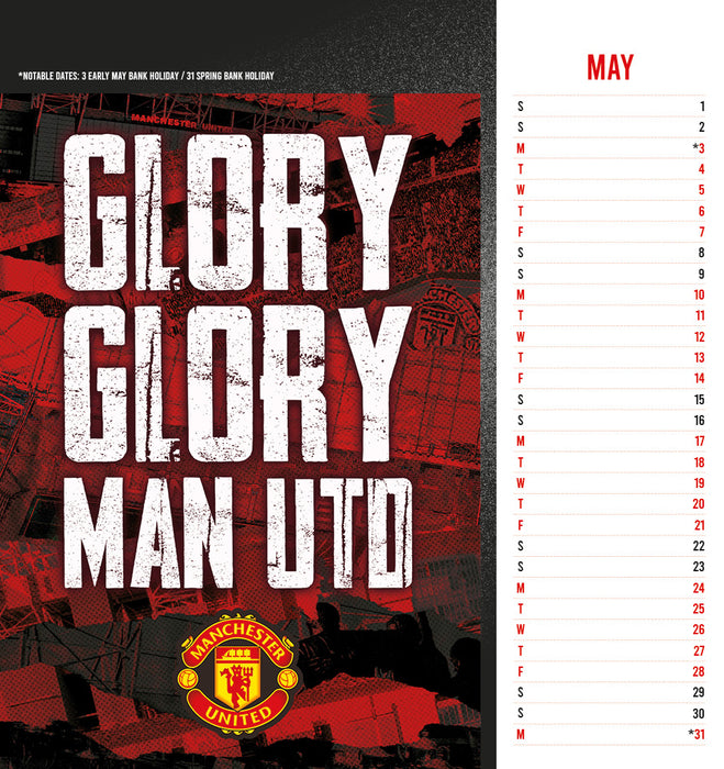 Manchester United Football Club 2027 Desk Easel