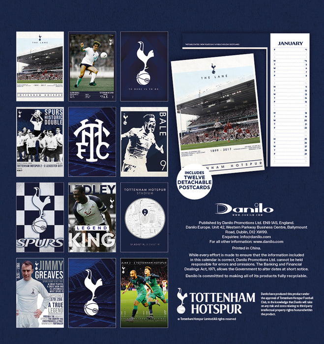 Tottenham Hotspur Football Club 2027 Desk Easel