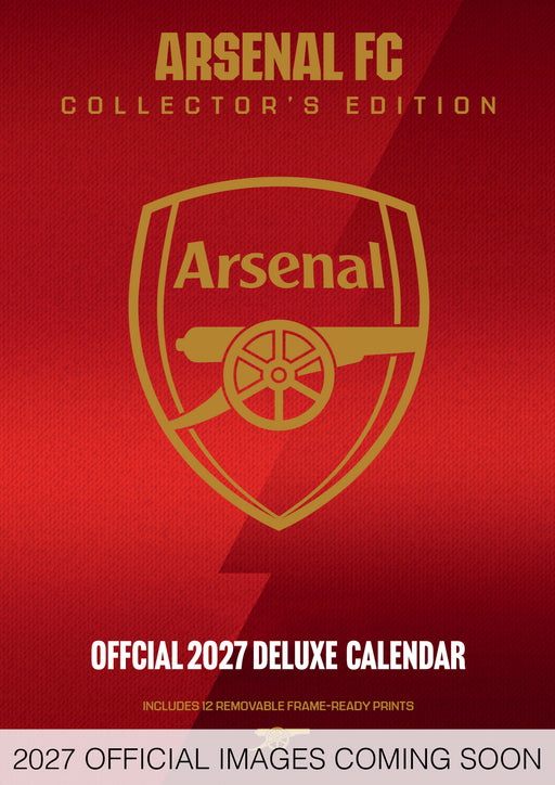 Arsenal Football Club Deluxe 2027 A3 Wall Calendar